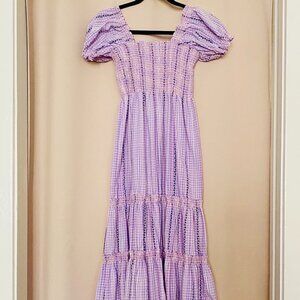 Dreamy Spring/Summer Pastel Gingham Dress